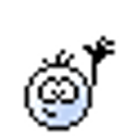 Icemoji Waving emoji