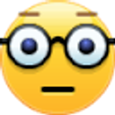 Nerd Eyebrows emoji