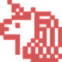 8bit Party Unicorn emoji