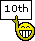 Smiling Yellow Face 10th emoji