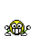 Grin Jump emoji