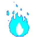 Blue Flame emoji
