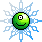 Alien Snowflake emoji