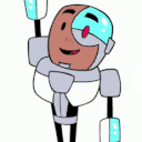 Cyborg Dancing emoji