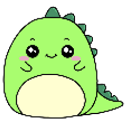 Dino Cheer Happy emoji