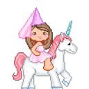 Princess Unicorn emoji