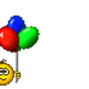 Balloons Bye emoji