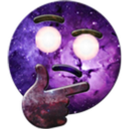 Think Galaxy emoji