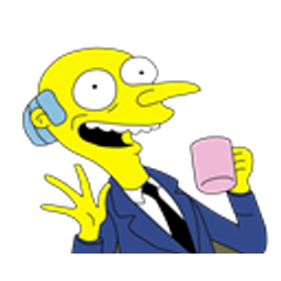 Mr Burns Coffee emoji