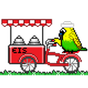 Ice Cream Cart Bird emoji