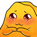 Nugget Shy emoji