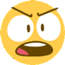 Offended Looking emoji