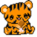 Tiger Cub Eating emoji