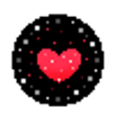 Circle Heart emoji
