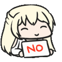 Anime Nope emoji
