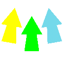 Party Arrows Up emoji