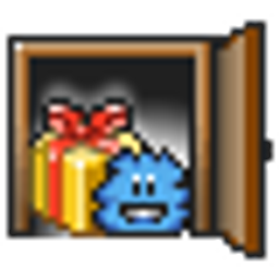 Door Present Knuddels emoji