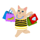 Shopping Cat emoji