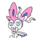 Jammin Slyveon emoji