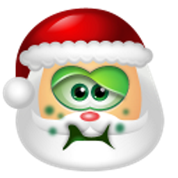 Santa Claus Sick emoji