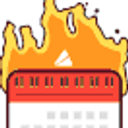 Calendar Fire emoji