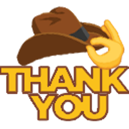 Cowboy Thank You Tips Hat emoji