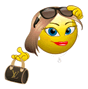 Lady Bling emoji