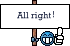 All Right emoji