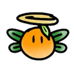 Orange Innocent emoji