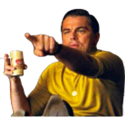 Leo Pointing emoji