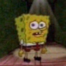 Spongebob Confused Stare emoji