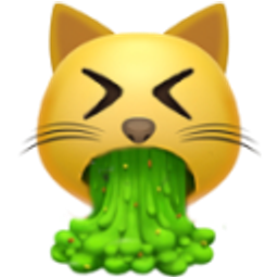 Cat Vomiting emoji