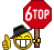 Cat Police Stop Sign emoji
