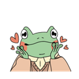Frog Love Hearts emoji