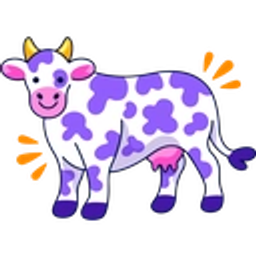 Cowpurple emoji