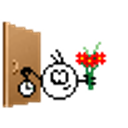 Door Flowers emoji