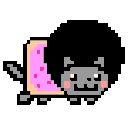 Nyancat Fro emoji