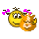 Girl Petting Hamster emoji