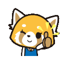 Aggretsuko Thumbs Up emoji