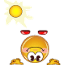 Handstand Sun emoji