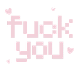 Pink Fuckyou emoji