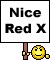 Nice Red X emoji