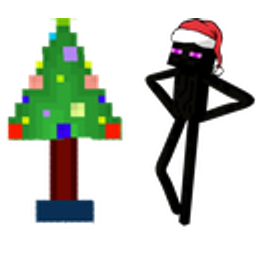 Enderman Xmas emoji