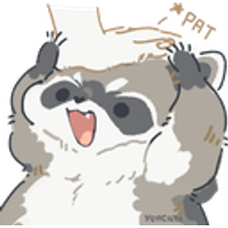 Patraccoon emoji