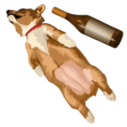Bottle Dog E emoji