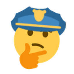 Think Police emoji