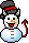 Devil Snowman emoji