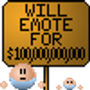 Will Emote For Money emoji