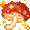 Sparkly Mushroom emoji