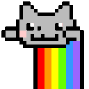 Nyancat Rainbow emoji